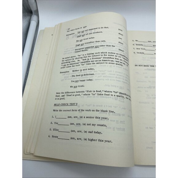 Elementary English by Charles A Ward American School Workbook 1976 Grammer - Picture 9 of 16